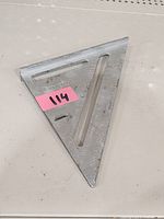 Full view of triangular Empire aluminum speed square