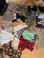 Overview of entire lot spread on floor