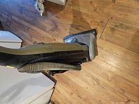 Top view of Electrolux Oxygen upright vacuum showing floor nozzle and body