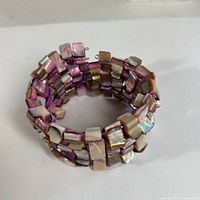 Full view of bracelet coiled