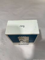 Top view of Ring product box closed