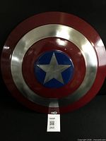 Full view of Captain America shield