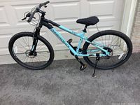 Full left-side view of the Diamondback mountain bike