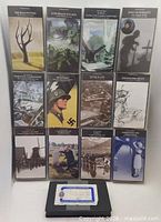 Full set of VHS tapes front view