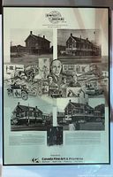 Front view of framed Dempsey Brothers montage print