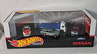Sealed Hot Wheels Premium Nissan Display Set front view