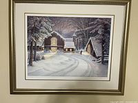 Full view of framed Trisha Romance print