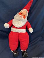 Full view of Santa plush doll front