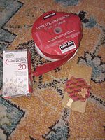 Full lot showing ribbon spool, mini lights box, magnetic clip
