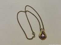 Chain and pendant full view