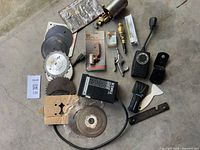 Group view of all items laid out