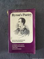 Front cover of Byron's Poetry book