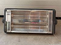 Front view showing grille, elements and branding