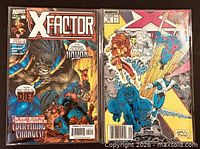 Both bagged comics side by side showing front covers