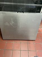 Table folded with handle visible