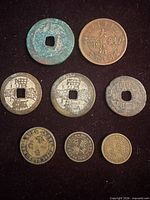 Group view of all eight coins