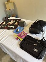 All five items arranged on table