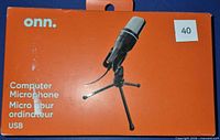 Front of orange onn. retail box showing product image and labeling