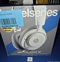Front of retail box showing SteelSeries Arctis Nova 1P branding