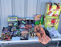 Overview of entire lot on table