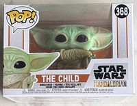 Front view of boxed Grogu Funko Pop #368