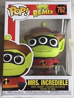 Front of boxed Funko POP! #762 Mrs. Incredible Pixar Remix figure