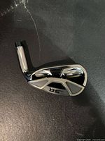 Sole and hosel view showing "5" marking and chrome finish