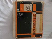 Front of original Cine-Kodak Eight Model 20 box