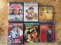 All six disc cases front covers