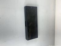 Closed black plastic case exterior