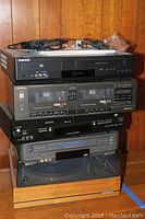 Stacked view of all five units from front