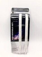 Front of sealed Alpena LED strip package showing two flexible white LED strips