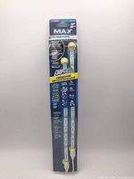 Front of sealed Alpena Max EZ Link package showing two 24-inch blue LED strips