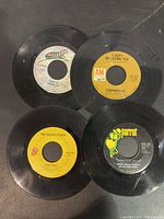 All four 7-inch singles front side visible