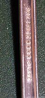 Marking on handle reading "PRESTIGE PLATE"