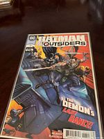 Front cover of Batman and the Outsiders #13 comic