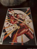 Front view of bagged Deathstroke #39 variant cover