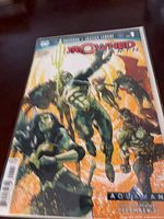 Front view of bagged Drowned Earth #1 variant comic showing full cover art