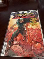 Front view of bagged Lex Luthor #1 comic showing full cover art and issue details