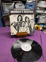 Front of sleeve and record displayed