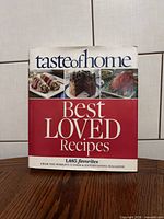 Front cover of Taste of Home Best Loved Recipes hardcover cookbook