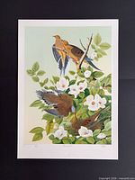 Full view of the lithograph on black backdrop