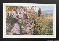 Full view of the lithograph showing complete image and white border