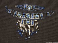 Full view showing bracelet and necklace layout