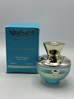 Bottle and box front view