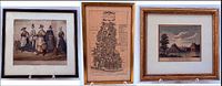 Group shot of all three framed prints