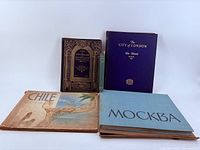 All five books arranged together front view