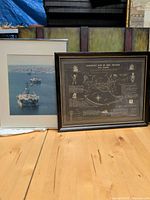 Both framed pieces side by side showing size and frames