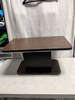 Full view of stand front and top