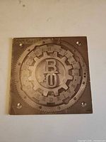 Front gatefold cover showing BTO gear logo